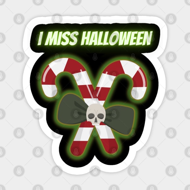 I Miss Halloween Sticker by PeepThisMedia